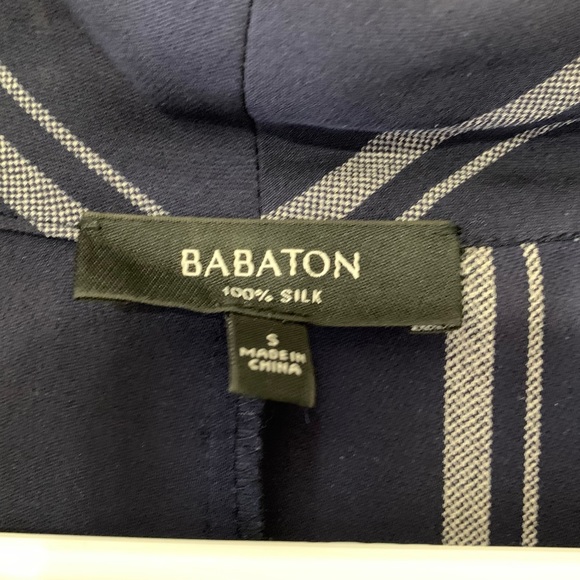 Babaton Aritzia Plaid 100% Silk Blouse | Small - Picture 4 of 6